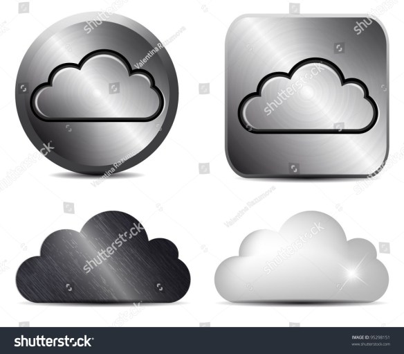 stock-vector-vector-metal-button-with-cloud-icon-95298151
